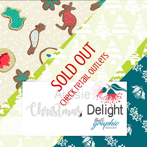 aussie christmas delights fabric