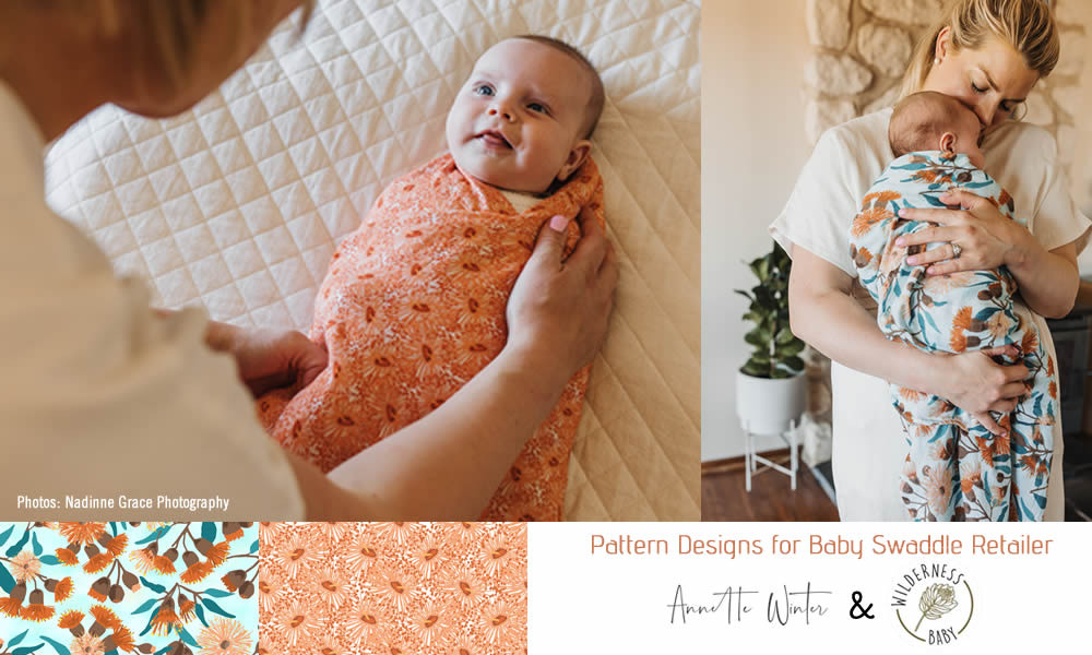 Wilderness Baby - Collaboration with Annette Winter Pattern Design