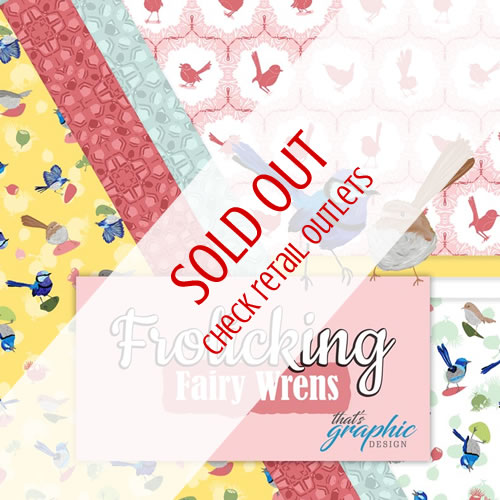Fairy Wren fabric collection - Annette Winter fabric design