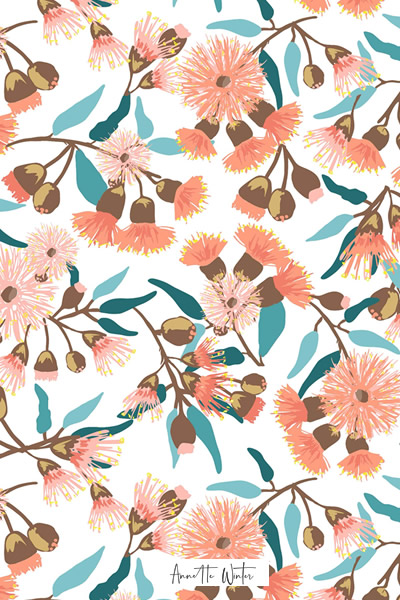 Vibrant pattern prints for surfaces Annette Winter Aussie Fabric Designer Annette Winter