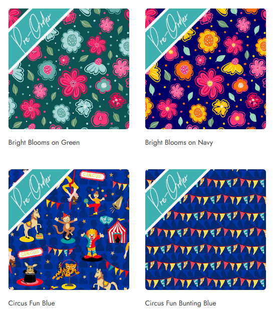 Annette Winter fabric designs available at Clothcuts
